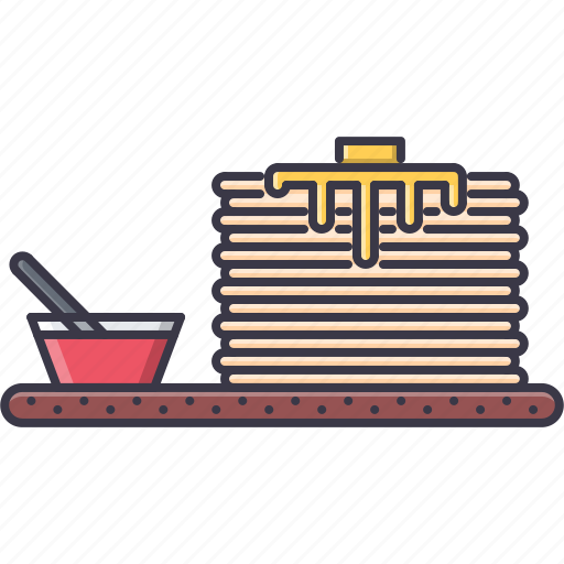 Cafe, food, maple, pancake, pancakes, restaurant, syrup icon - Download on Iconfinder