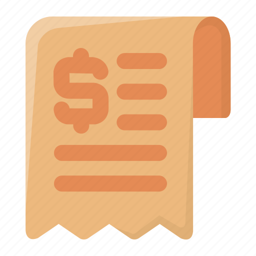 Bill, bills, invoice, receipt, restaurant icon - Download on Iconfinder