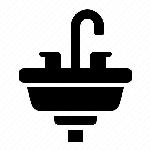 Sink, washbasin, faucet, washing, cleaning, hygiene, restautant icon - Download on Iconfinder