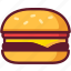 burger, cartoon, cheeseburger, fast food, food, hamburger 