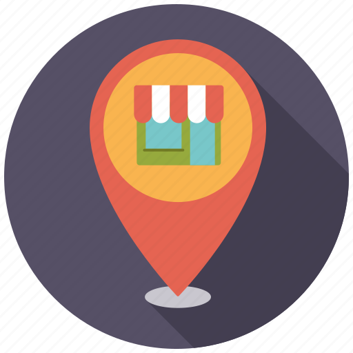Location, retail, shop, shopping, store locator, direction, navigation icon - Download on Iconfinder