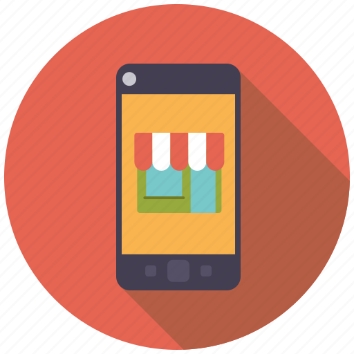 Mobile phone, retail, shop, shopping, trade, ecommerce, store icon - Download on Iconfinder