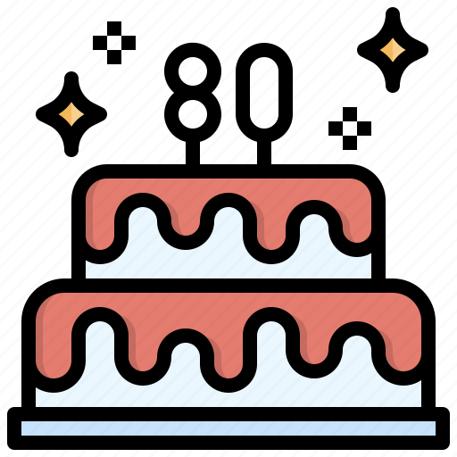 Birthday, retirement, old, age, cake icon - Download on Iconfinder