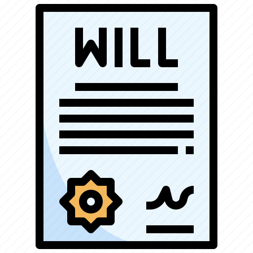 Will, last, signature, document, wellness icon - Download on Iconfinder