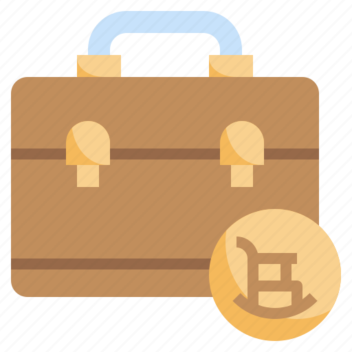 Briefcase, rocking, chair, working, businessman, portfolio icon - Download on Iconfinder