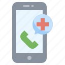 emergency, call, hospital, phone, smartphone