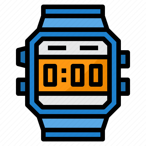Clock, digital, time, vintage, watch icon - Download on Iconfinder