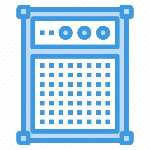 Amplifier, audio, box, guitar, sound, speaker icon - Download on Iconfinder