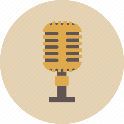 Entertainment, equipment, gadget, microphone, retro, sing, song icon - Download on Iconfinder