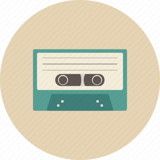 Cassette, entertainment, gadget, music, retro, song, tape icon - Download on Iconfinder