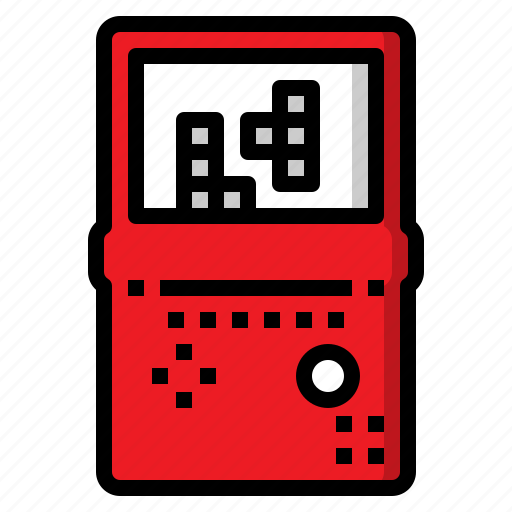 Gadget, game, retro, tetris, toy icon - Download on Iconfinder