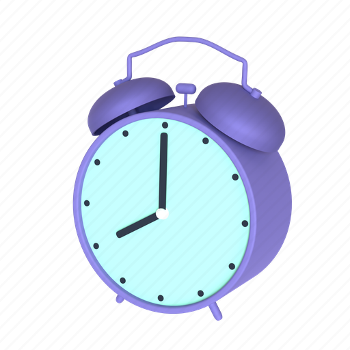 Alarm-clock, time, deadline, late, overdue, timer, watch 3D illustration - Download on Iconfinder