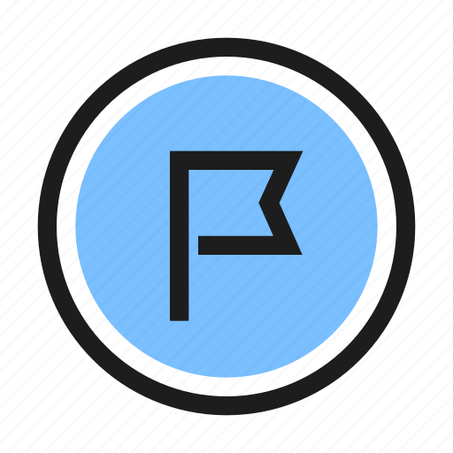 Flag, square, retro, corner, sharp, national, location icon - Download on Iconfinder