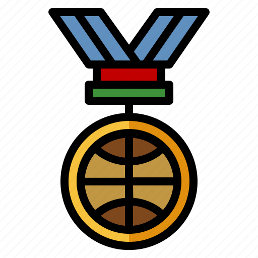 Medal, sports and competition, basketball, olympics icon - Download on Iconfinder