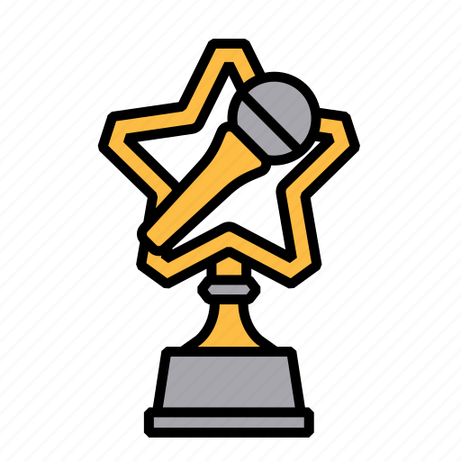Award, music, reward, trophy, winner, prize, star icon - Download on Iconfinder