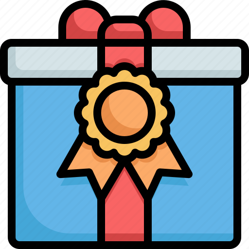 Present, gift, box, prize, champion, award, reward icon - Download on Iconfinder