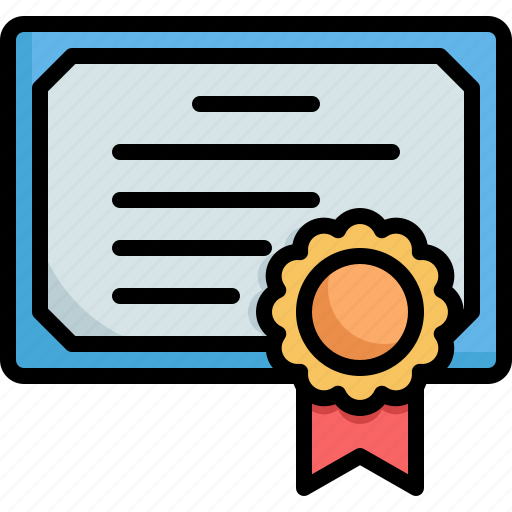 Certificate, prize, diploma, degree, champion, award, reward icon - Download on Iconfinder