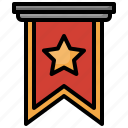 flag, competition, reward, banner, award