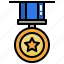 medal, winner, quality, star, award, first 
