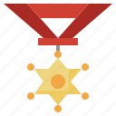 badge, rank, sheriff, star, army