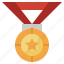 medal, champion, winner, award 
