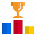 podium, award, badge, prize, reward