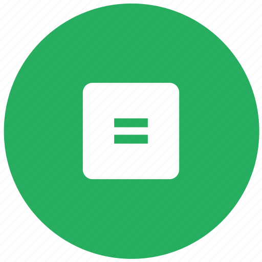 Calc, calculator, equally, green, math, operation icon - Download on Iconfinder