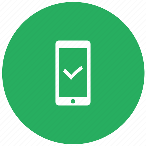 Accept, confirm, green, mobile, ok, phone icon - Download on Iconfinder