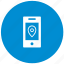 geo, location, point, pointer, round, smartphone 