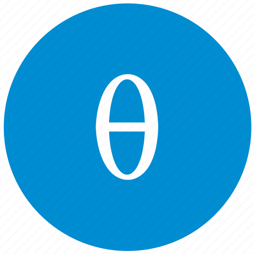 Alphabet, greek, letter, theta icon - Download on Iconfinder
