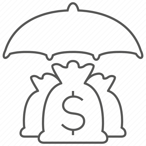 Bag, insurance, investment, money icon - Download on Iconfinder