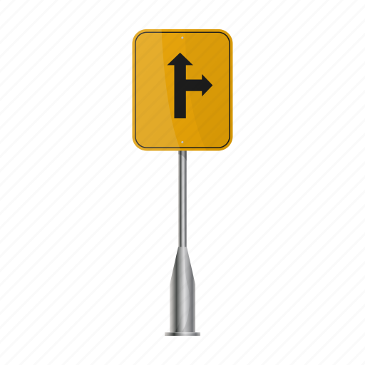 Direction, movement, pointer, prohibition, road, sign, warning icon - Download on Iconfinder