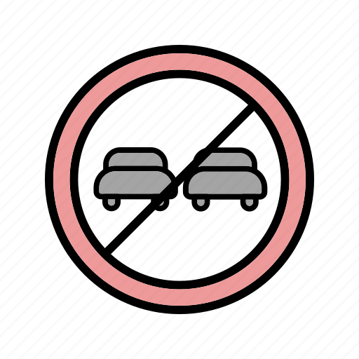 Over taking, road sign, stop icon - Download on Iconfinder