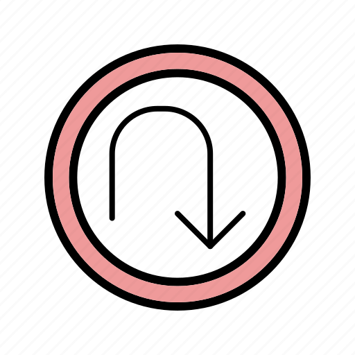 Arrow, sign, u turn icon - Download on Iconfinder