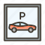 parking, car, sign, vehicle, car parking 