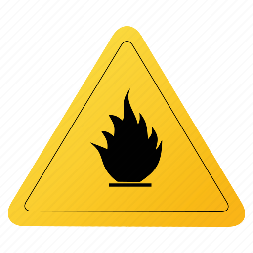 Fire, road, sign, yellow icon - Download on Iconfinder