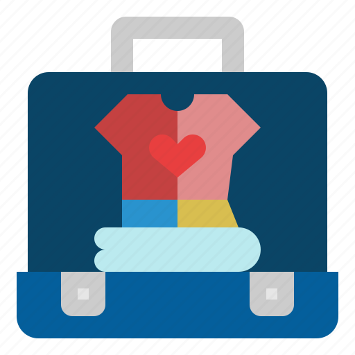 Travel, honeymoon, luggage, love, holidays, vacation, romantic icon - Download on Iconfinder
