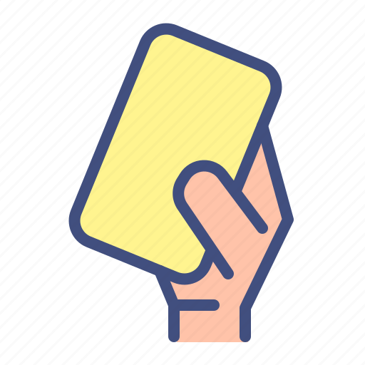 Football, sport, yellow card, foul, soccer icon - Download on Iconfinder