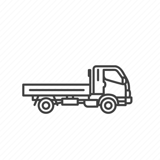 Mini, truck, mini truck, transportation, automobile, freight container, cargo icon - Download on Iconfinder