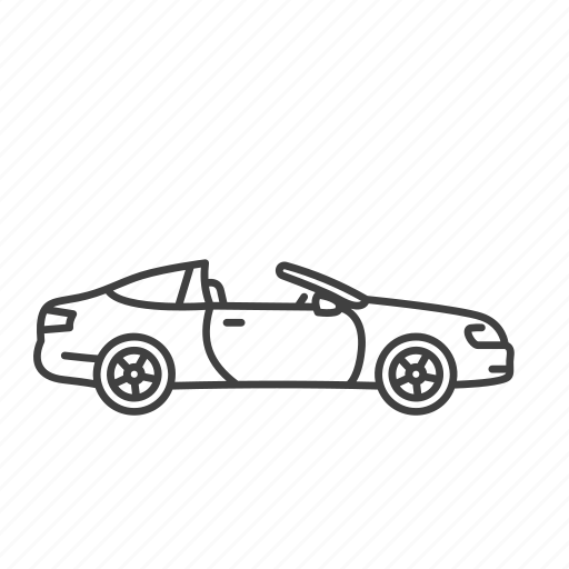 Targa, convertible car, convertible, car, transport, roadster, cabriolet icon - Download on Iconfinder