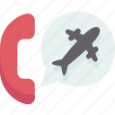 call, roaming, network, travel, flight