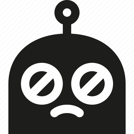 Emoji, robot, sad icon - Download on Iconfinder