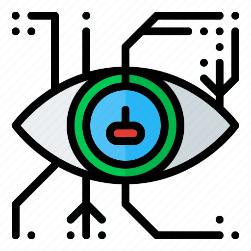 Cyborg, eye, humanoid, intelligence, machine, robot, technology icon - Download on Iconfinder