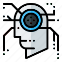 cyborg, head, humanoid, machine, mind, robot, technology