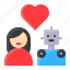 avartar, couple, humanoid, love, robot, robotics, women 