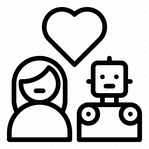 Avartar, couple, humanoid, love, robot, robotics, woman icon - Download on Iconfinder