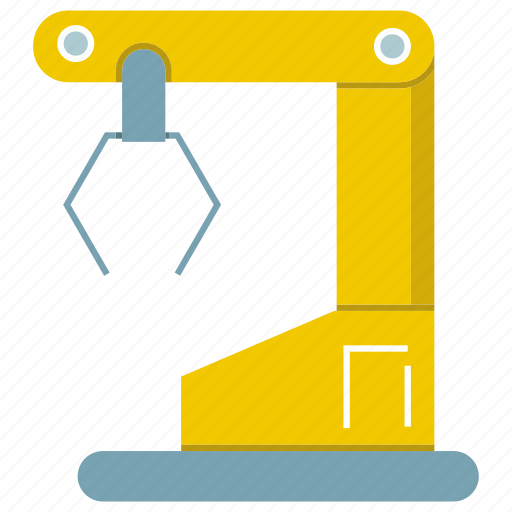 Automate, industrial, machine, manufacture, production, robot, robotic hand icon - Download on Iconfinder