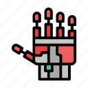 robotic, finger, hand