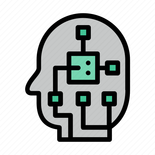 Artificial, intelligence, robotic, head icon - Download on Iconfinder
