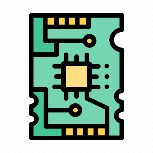 Pcb, robotic, colored, mainboard icon - Download on Iconfinder